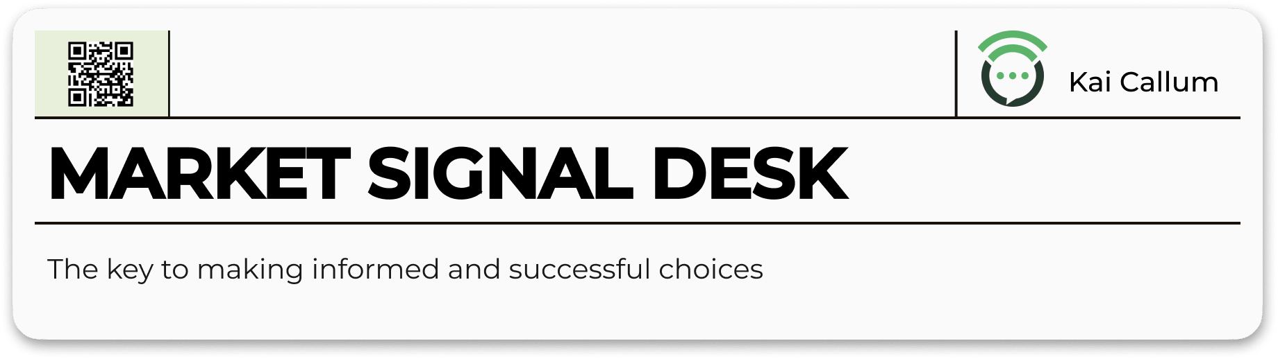 MarketSignalDesk