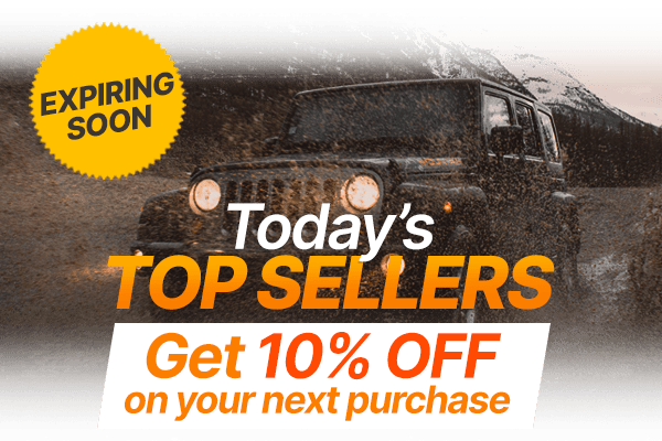 Today's Top Sellers - Get 10% OFF on your next purchase