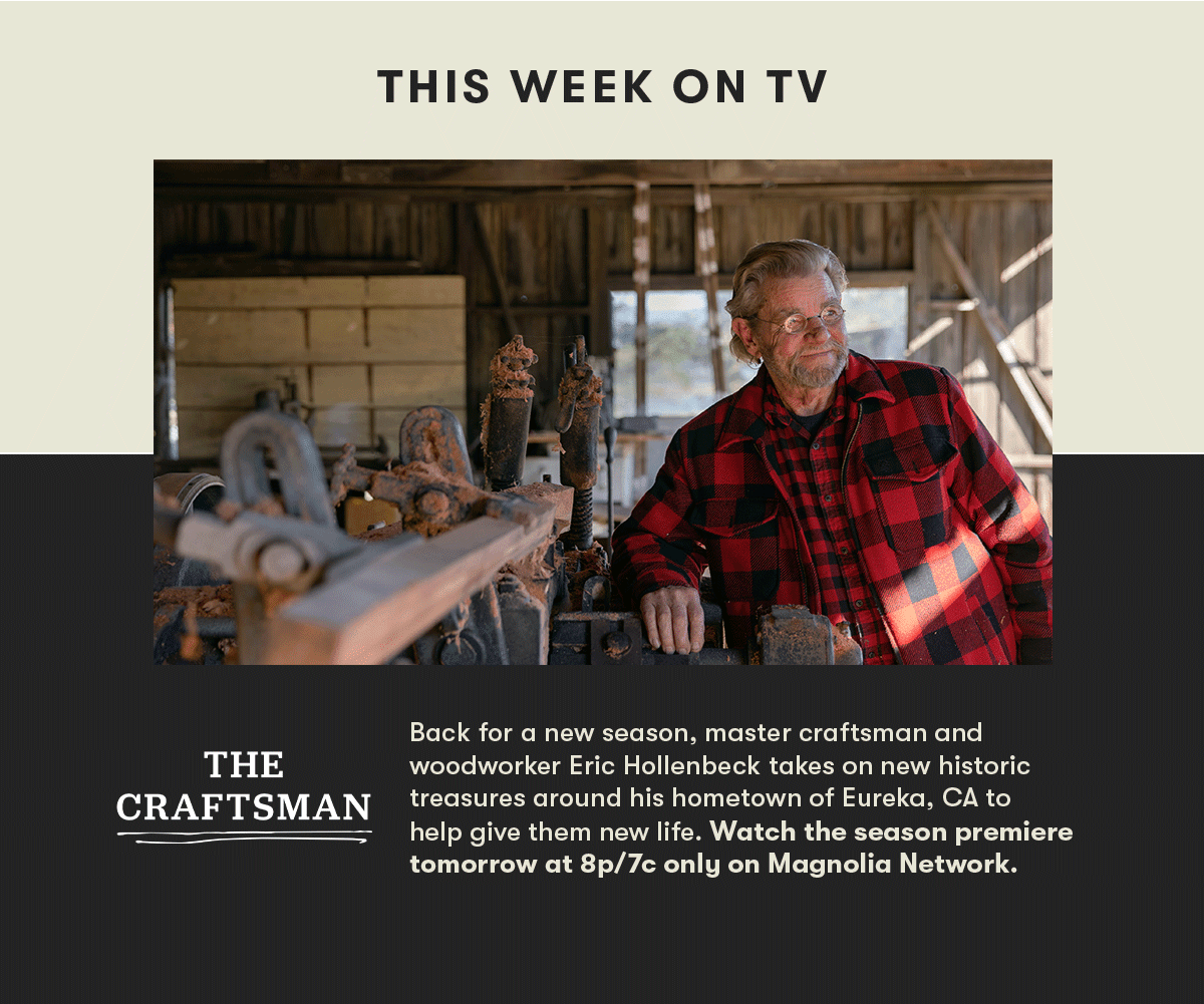 This Week on TV | The Craftsman