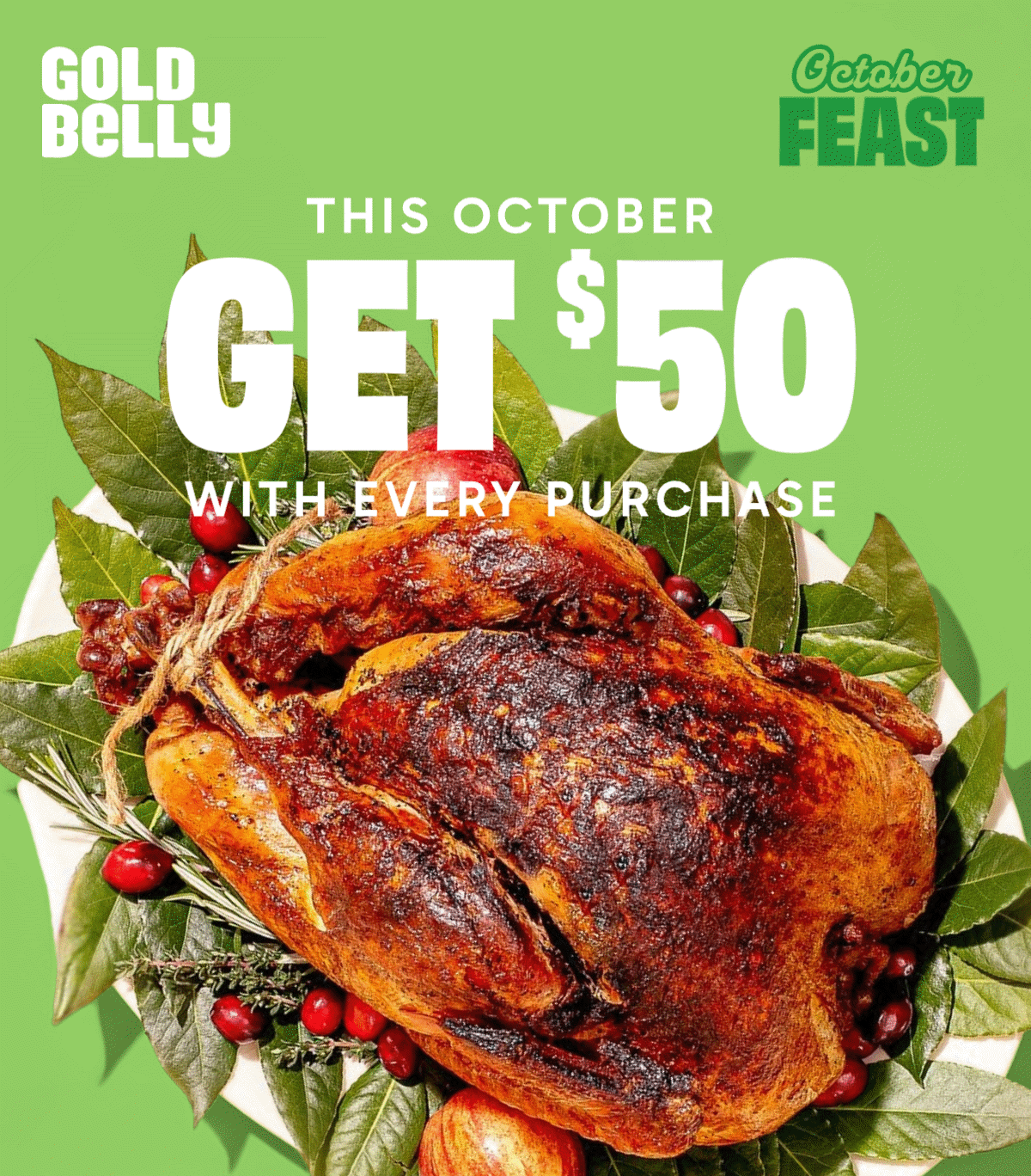 OctoberFEAST Ends Soon!
