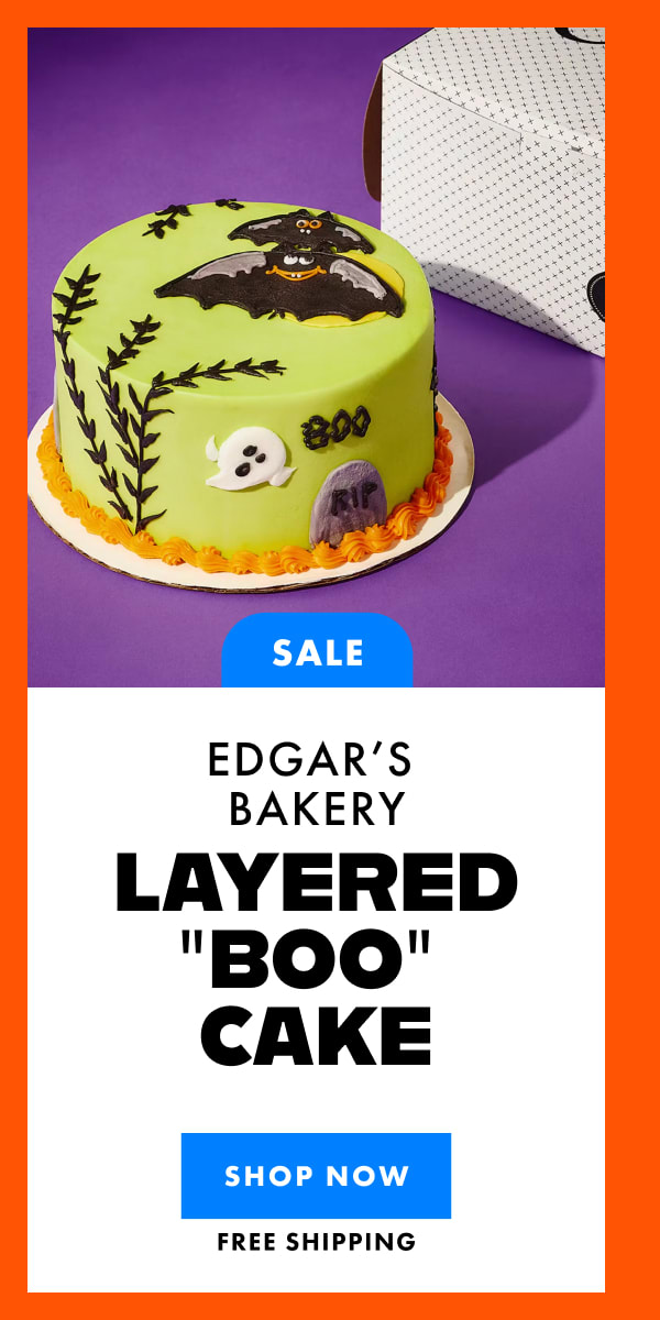 Halloween Boo Cake