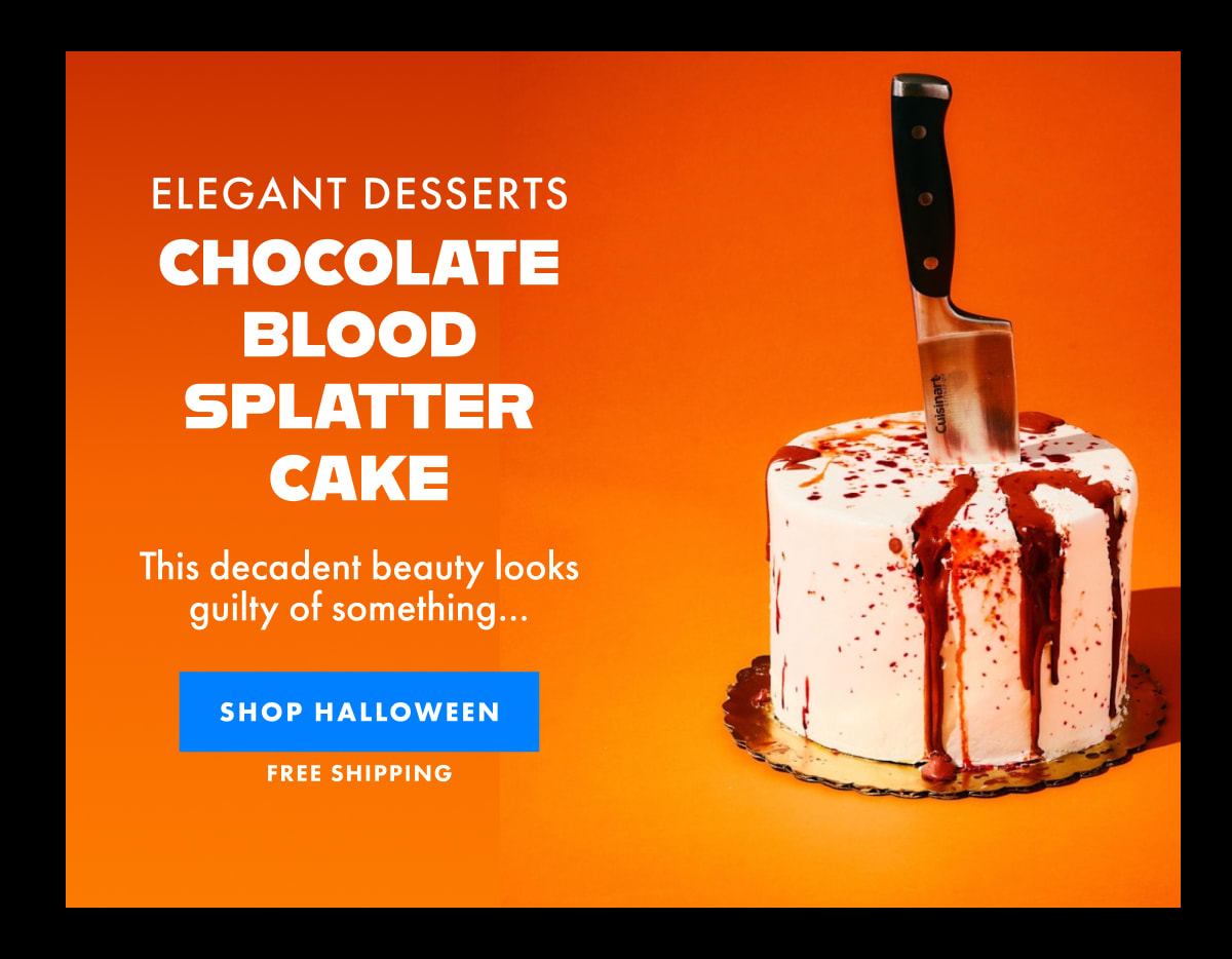Elegant Desserts Chocolate Blood Splatter Cake