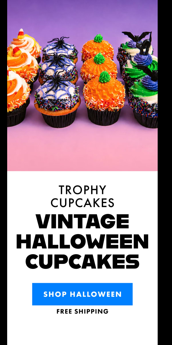 Trophy Cupcakes Vintage Halloween Cupcakes