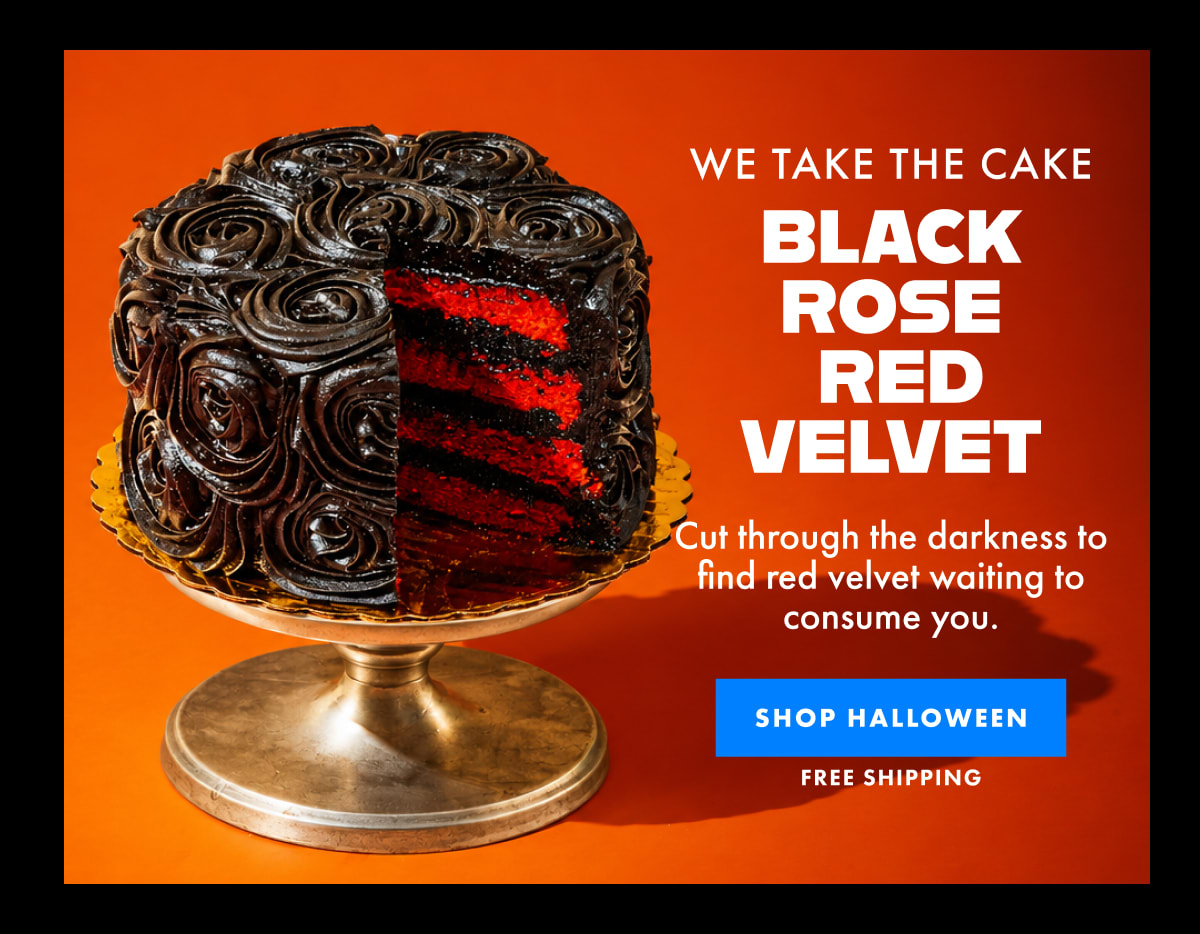 We Take the Cake Black Rose Red Velvet Cake