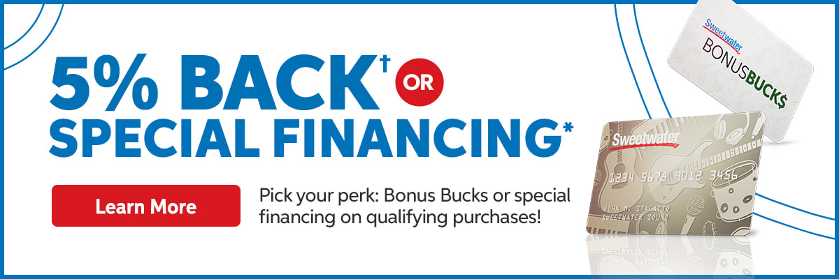 5% back or special financing. Pick your perk: Bonus Bucks or special financing on qualifying purchases. Conditions apply. Learn more.