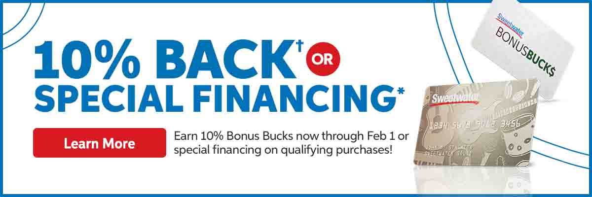 10% Back or Special Financing. Earn 10% Bonus Bucks now through Feb 1 or special financing on qualifying purchases! Learn More.