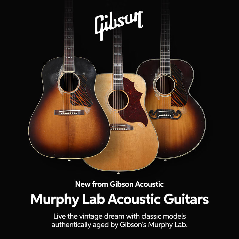New from Gibson Acoustic. Murphy Lab Acoustic Guitars.