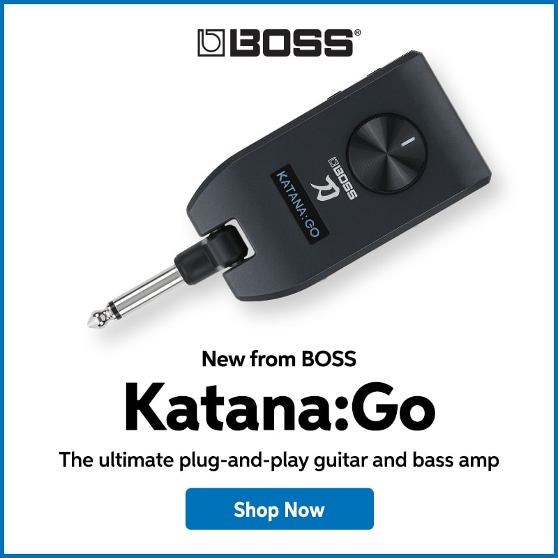 New from Boss. Katana Go. Shop Now.
