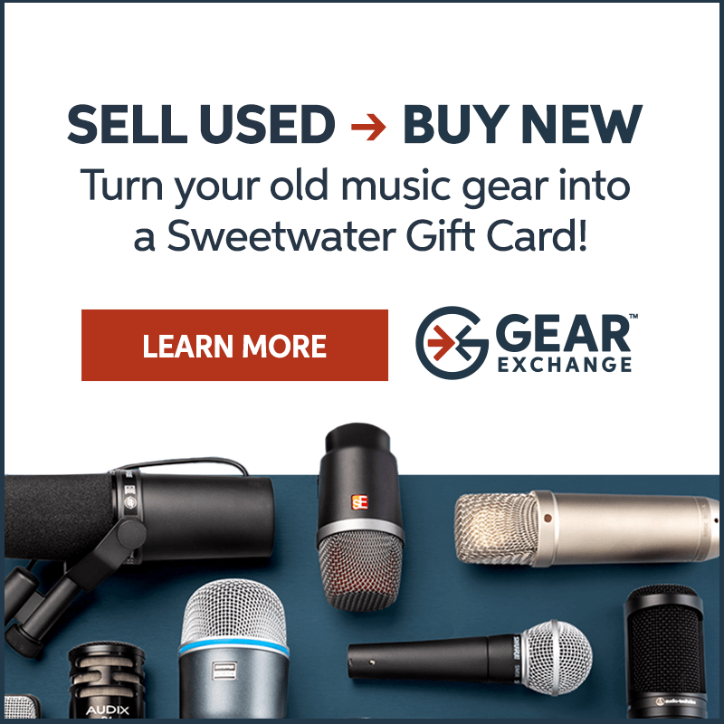 Sell Used. Buy New. Turn your old music gear into a Sweetwater Gift Card! Learn More.