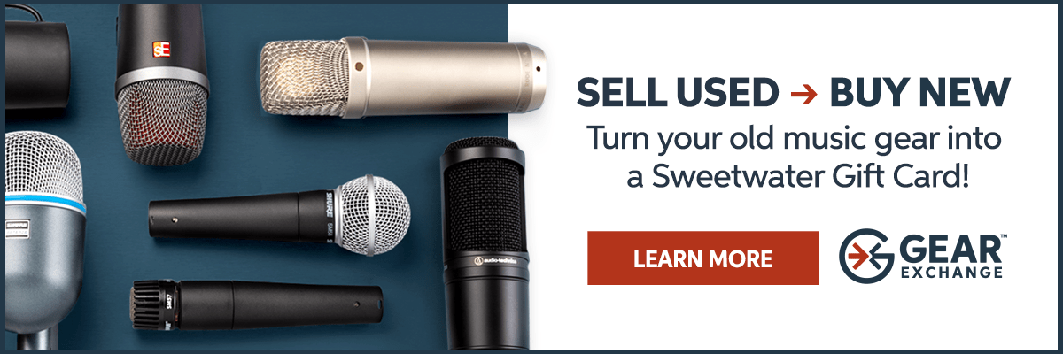 Sell Used. Buy New. Turn your old music gear into a Sweetwater Gift Card! Learn More.