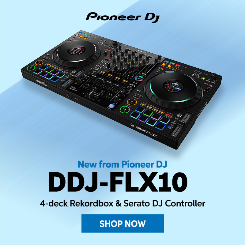 New from Pioneer DJ: DDJ-FLX10 4-deck Rekordbox & Serato DJ controller. Shop now.