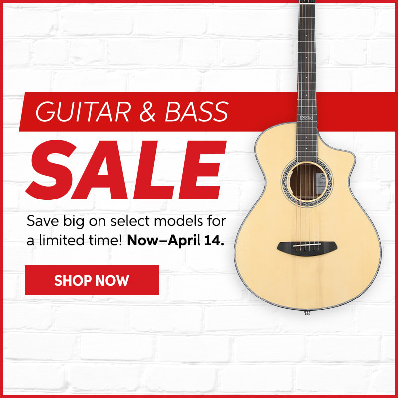 Guitar & Bass Sale. Save big on select models for a limited time! Now-April 14. Shop Now.