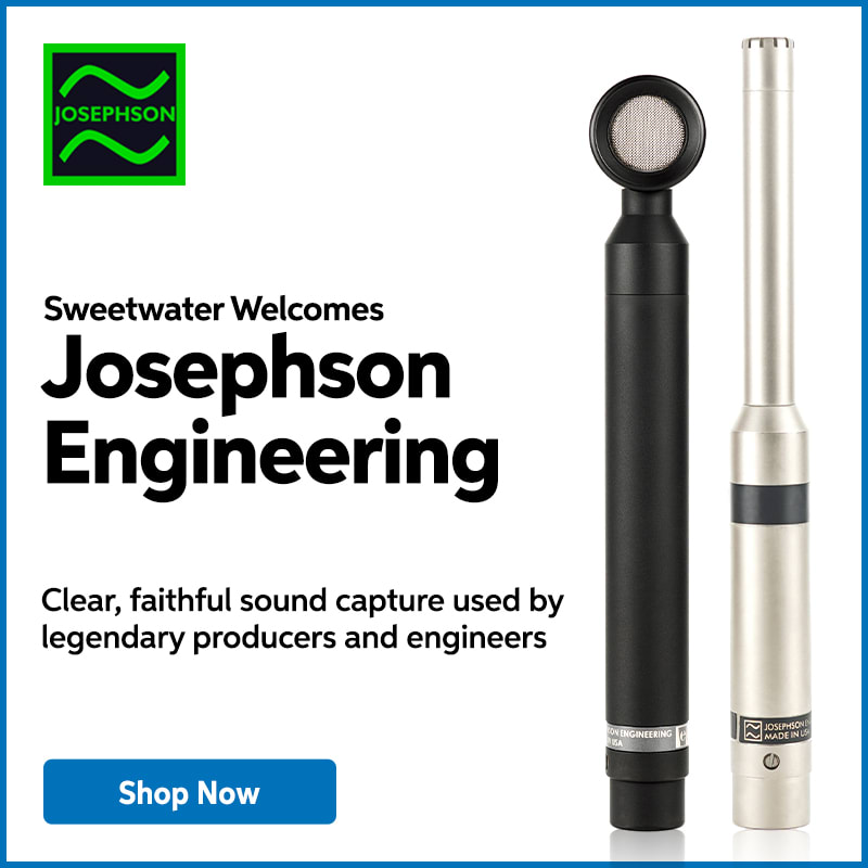Sweetwater welcomes Josephson Engineering. Clear, faithful sound capture used by legendary producers and engineers. Shop now.