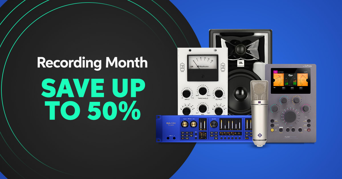 Save up to 50% During Recording Month