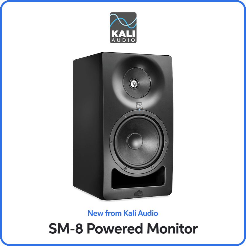 New from Kali Audio: SM-8 Powered Monitor