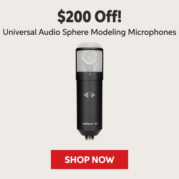 $200 off Universal Audio Sphere microphones. Shop now.