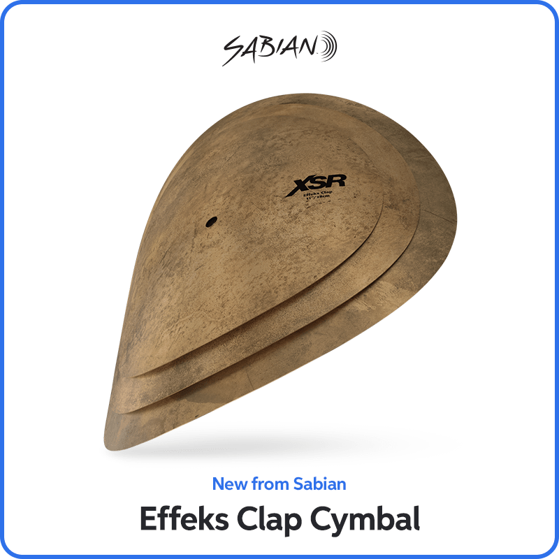 New from Sabian: Effeks Clap Cymbal