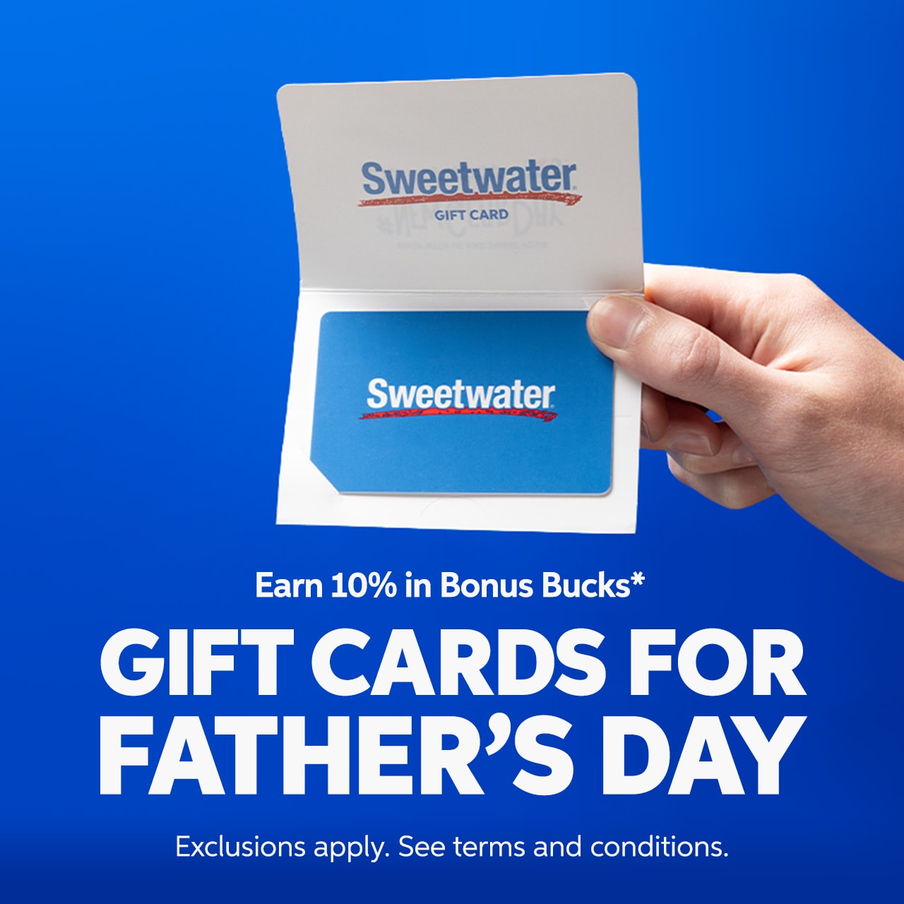 GIFT CARDS FOR FATHER'S DAY: Earn 10% in Bonus Bucks*