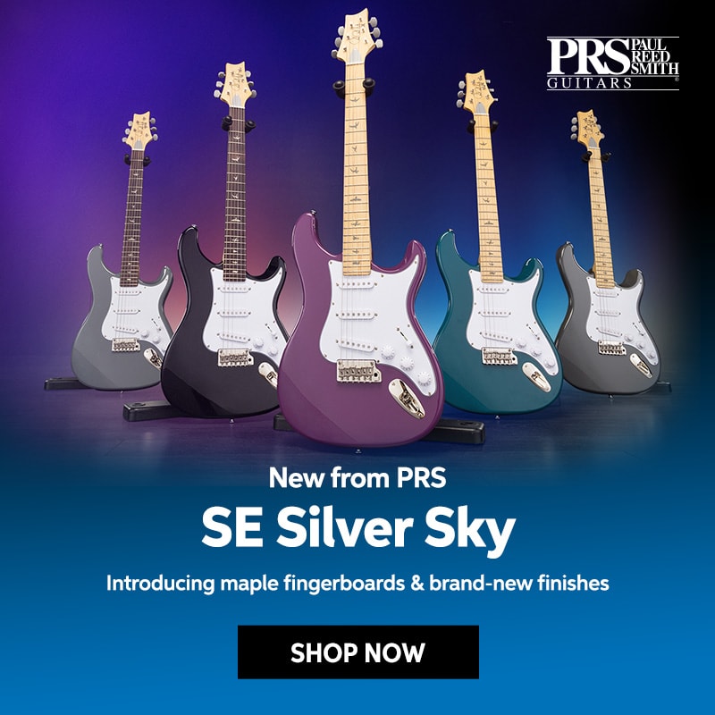 New from PRS: SE Silver Sky. Introducing maple fingerboards & brand-new finishes. Shop now.