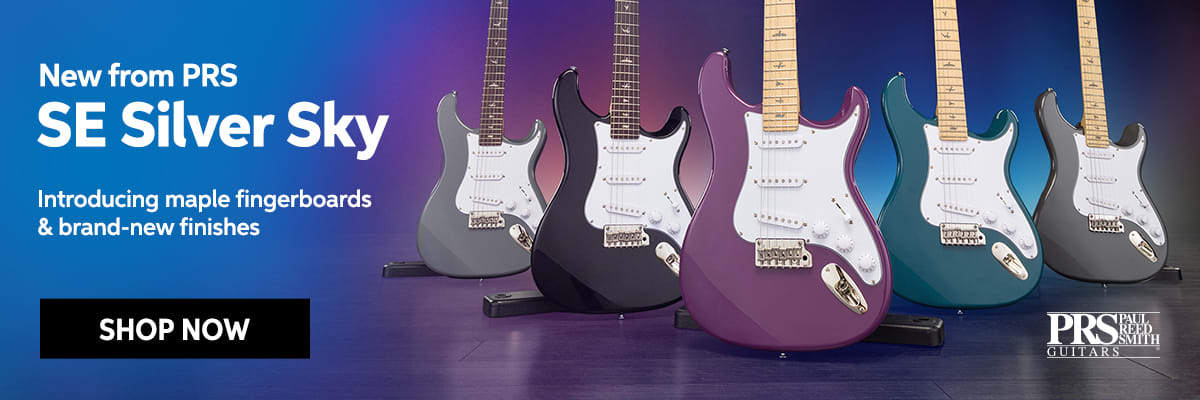 New from PRS: SE Silver Sky. Introducing maple fingerboards & brand-new finishes. Shop now.