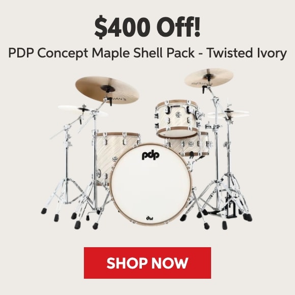 $400 Off! PDP Concept Maple Shell Pack - Twisted Ivory. Shop Now.