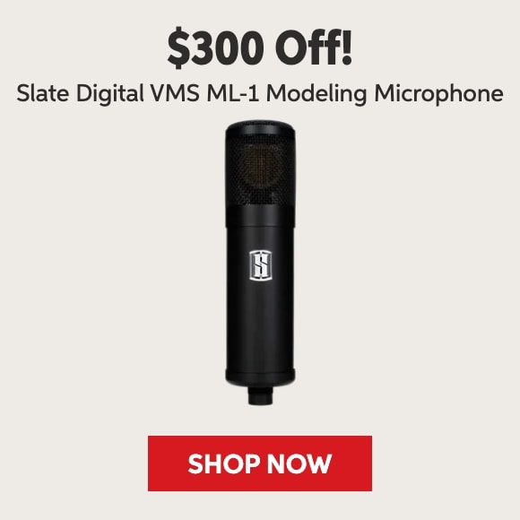 $300 off Slate Digital VMS ML-1 modeling microphone. Shop now.