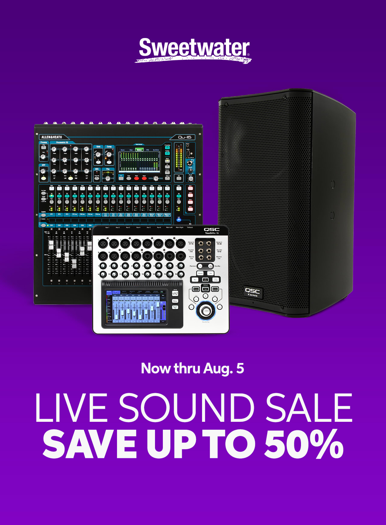 Live Sound Sale: Save Up to 50%