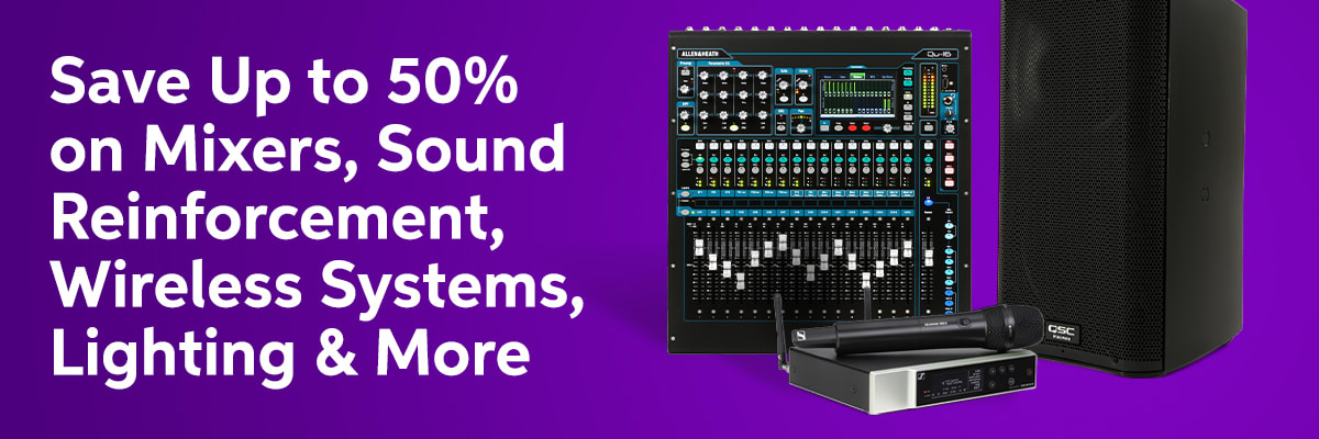 Live Sound Sale: Save Up to 50%