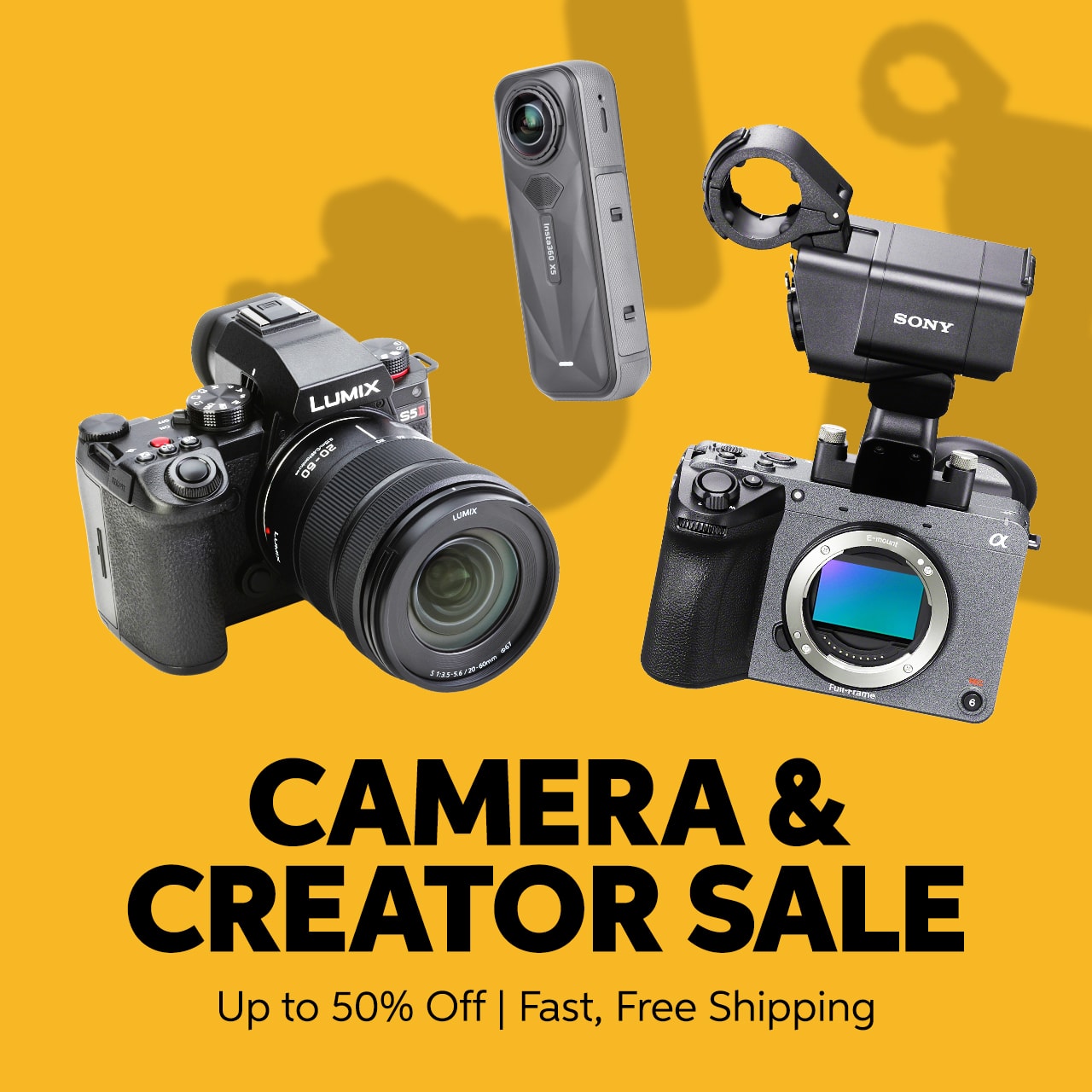 Camera & Creator Sale: Up to 50% Off