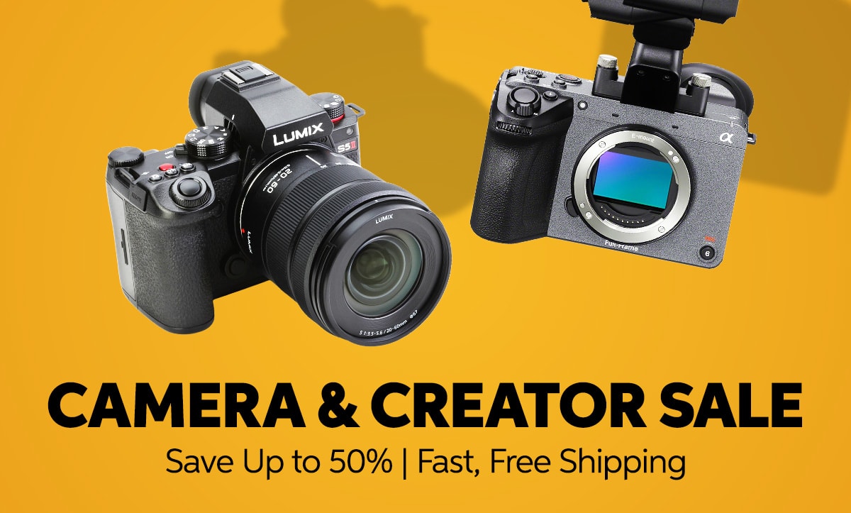 Camera & Creator Sale: Save Up to 50%