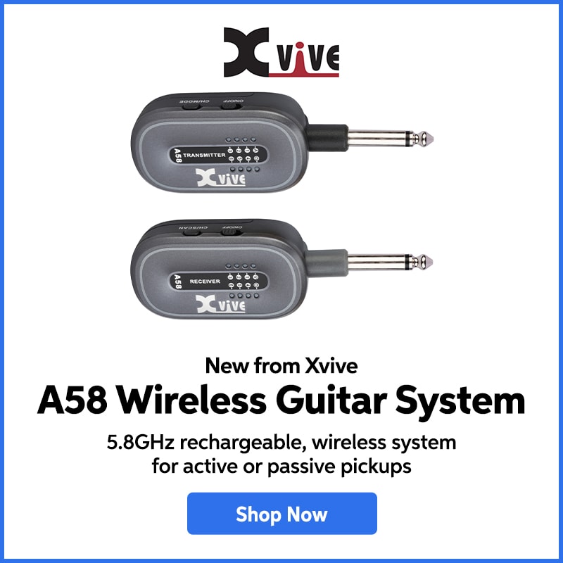 New from Xvive. A58 Wireless Guitar System. Shop now.
