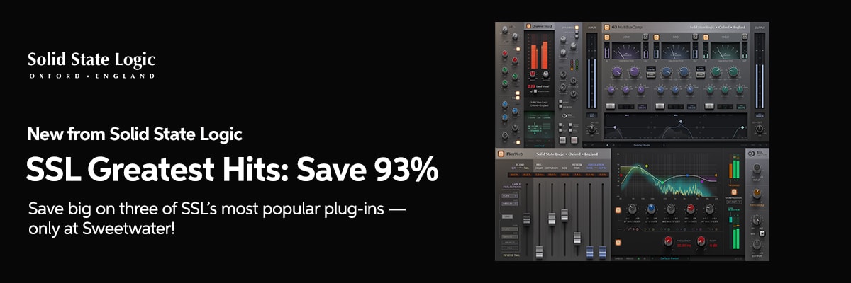 New from Solid State Logic: SSL Greatest Hits — Save 93%