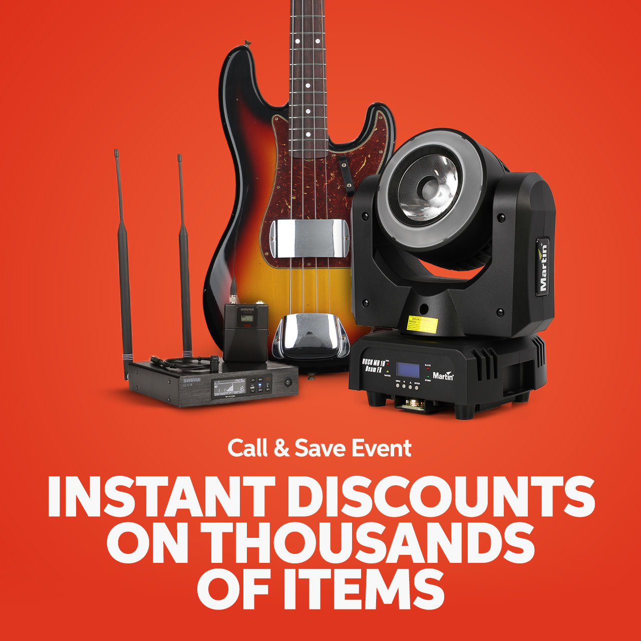 Call & Save Event: Instant Discounts on Thousands of Items
