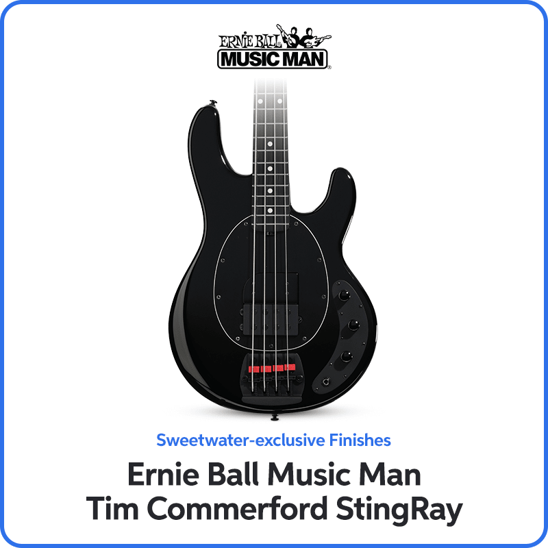 Sweetwater-exclusive Finishes: Ernie Ball Music Man Tim Commerford StingRay