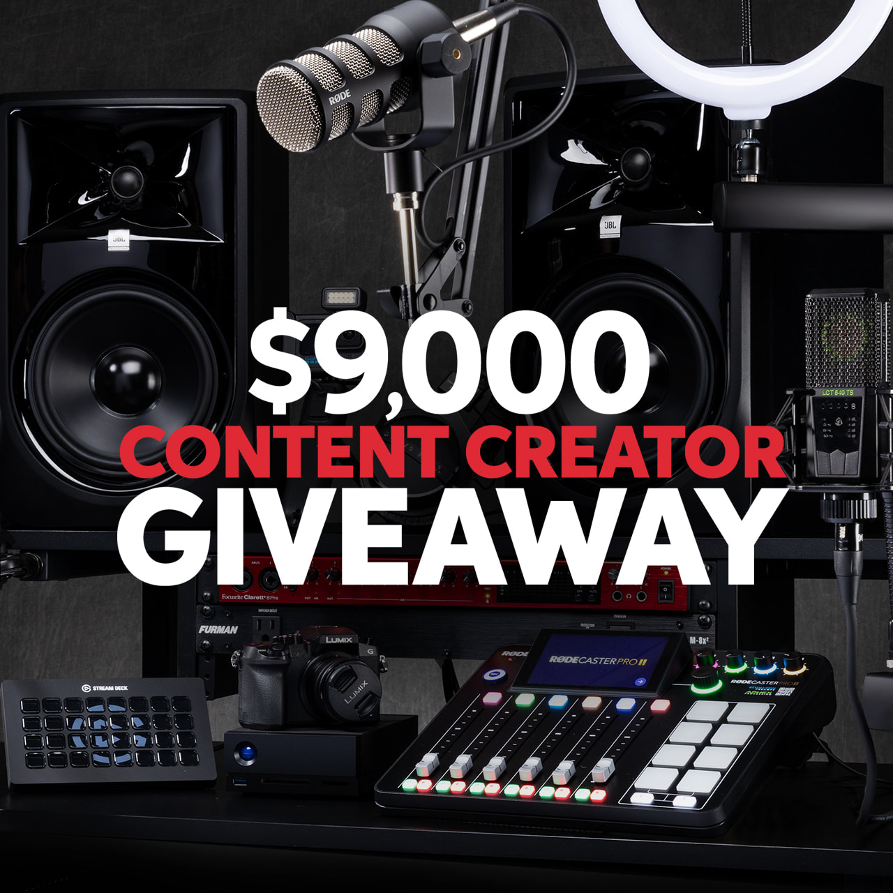 $9,000 content creator giveaway. Enter Now.