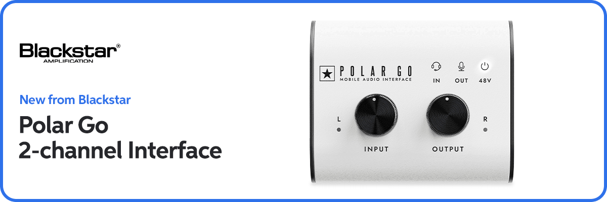 New from Blackstar: Polar Go 2-channel Interface