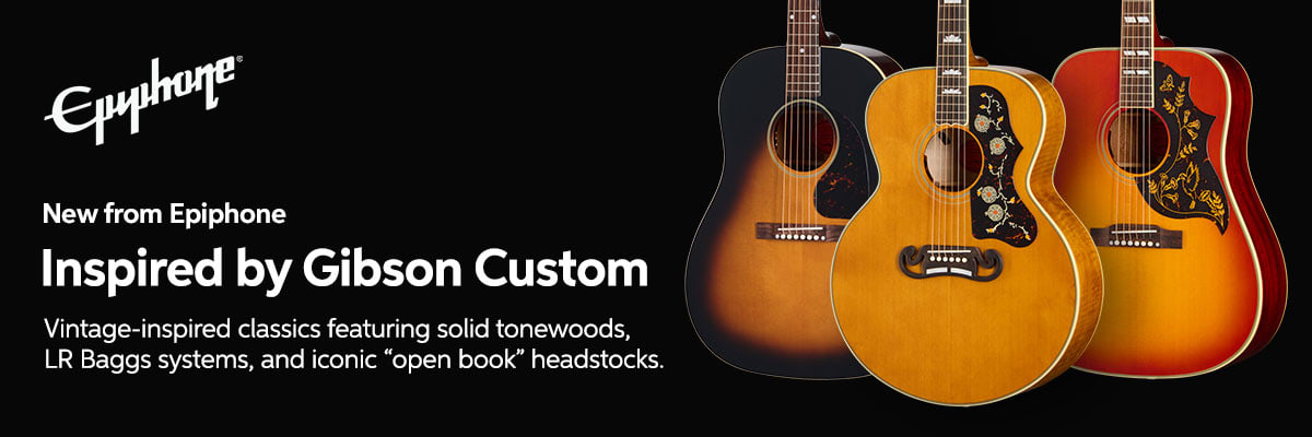 New from Epiphone: Inspired by Gibson Custom
