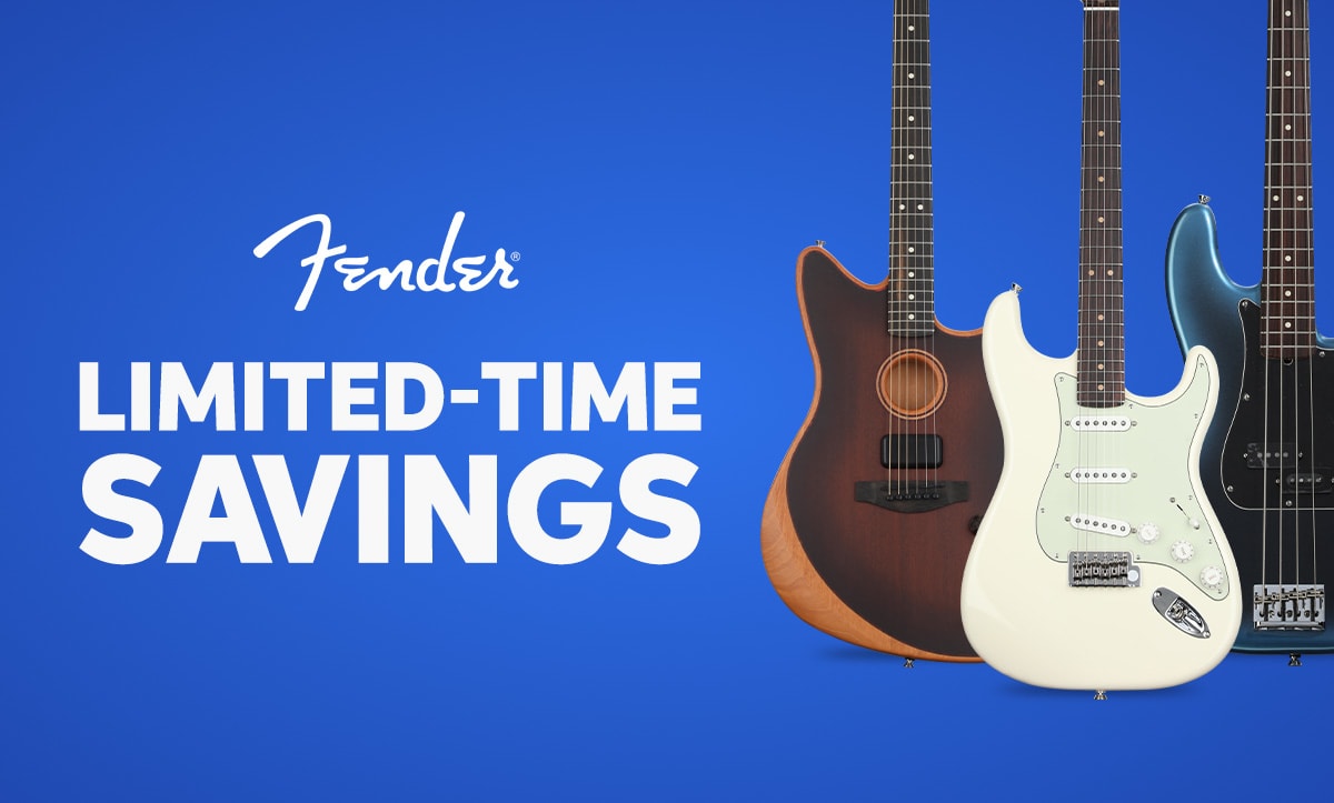 Limited-time Savings on Fender: Up to $320 Off & Fast, Free Shipping
