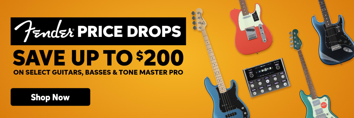 Fender Price Drops. Save Up to $200. Shop now. Fender Price Drops. Save Up to $200. Shop now.