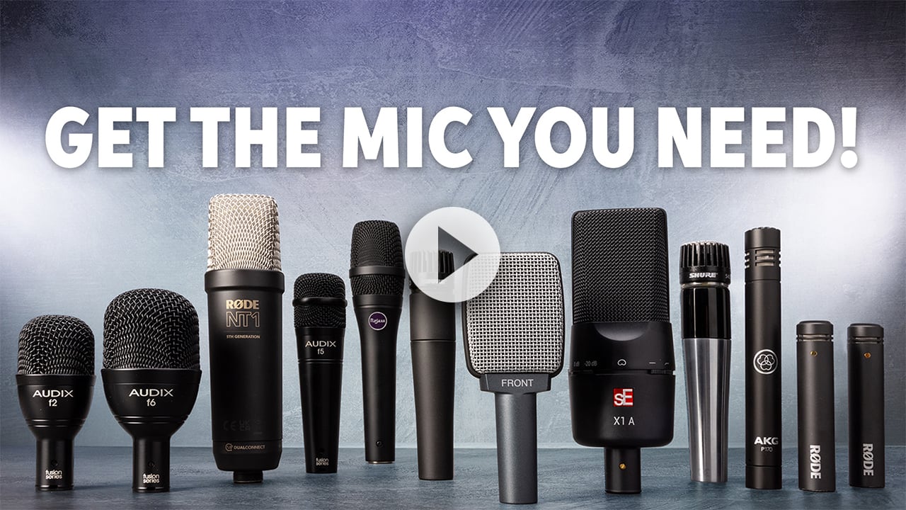Video: 5 Ways Sweetwater Makes Buying Microphones Better. Watch now.
