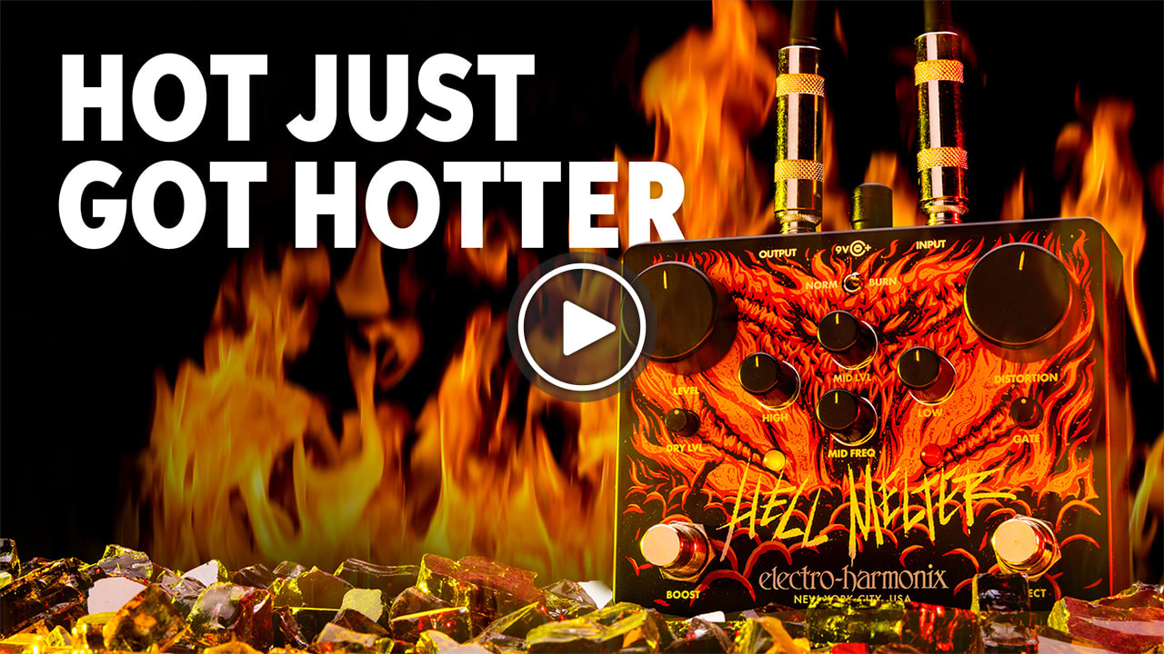 Video: Face-melting Madness with the Electro-Harmonix Hell Melter. Watch now.