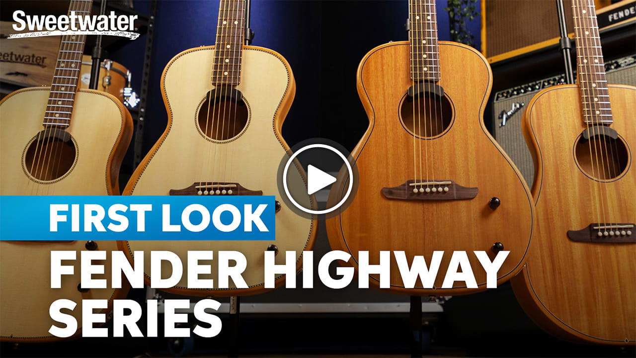 Video: Fender Highway Series: Acoustic-electric Excellence & Sonic Road Trips. Watch now.