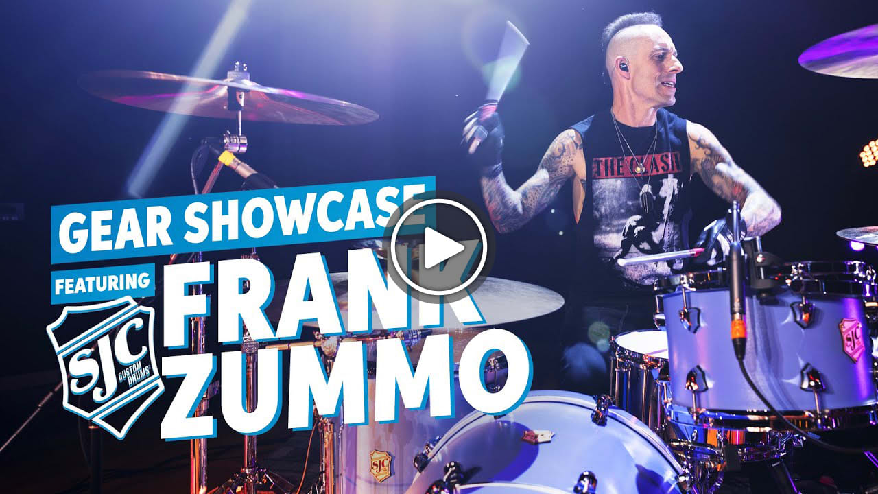 Video: Sum 41's Frank Zummo Talks & Plays SJC Custom Drums Tour Series Kit. Watch now.