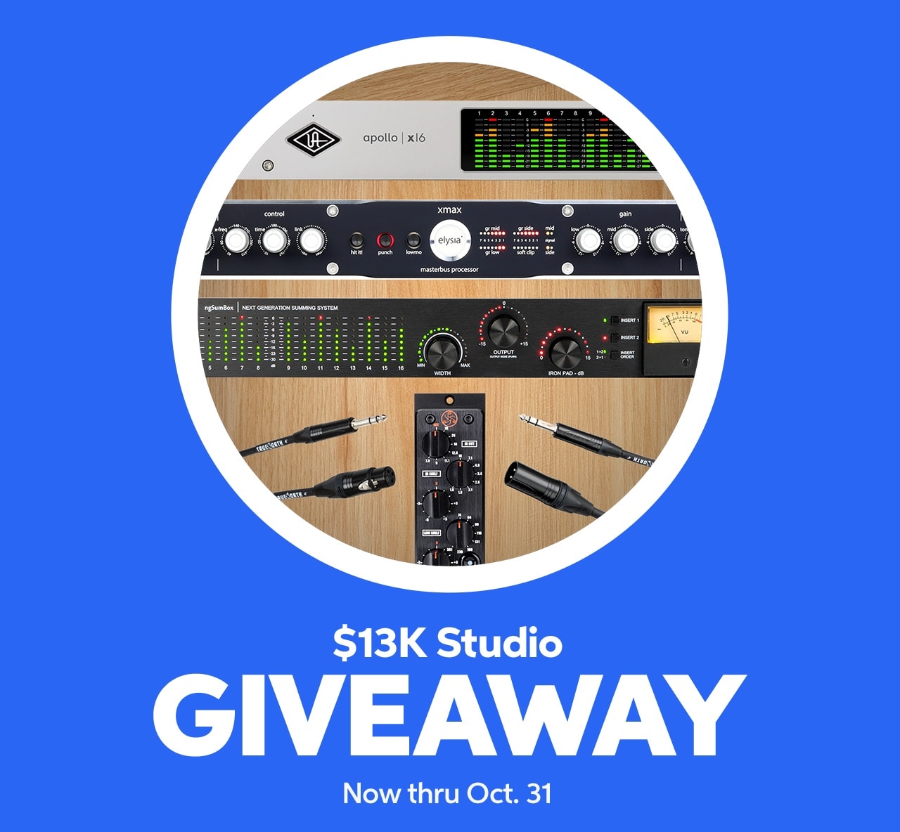 $13K Studio Giveaway — Now thru Oct. 31