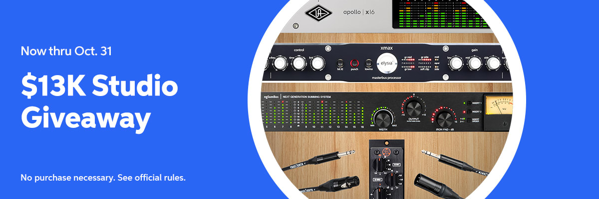 $13K Studio Giveaway — Now thru Oct. 31