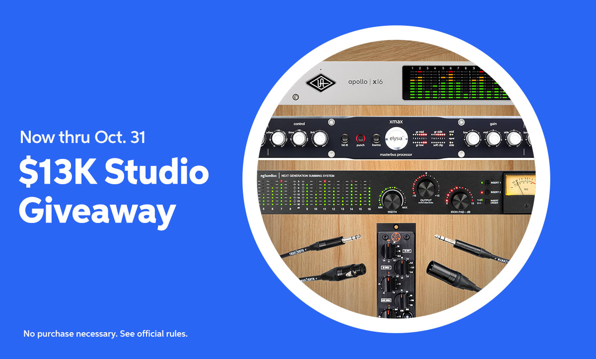 $13K Studio Giveaway — Now thru Oct. 31