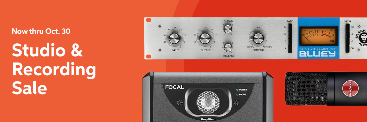 Studio & Recording Sale: Up to 50% off Mics, Interfaces, Monitors, Software, and More