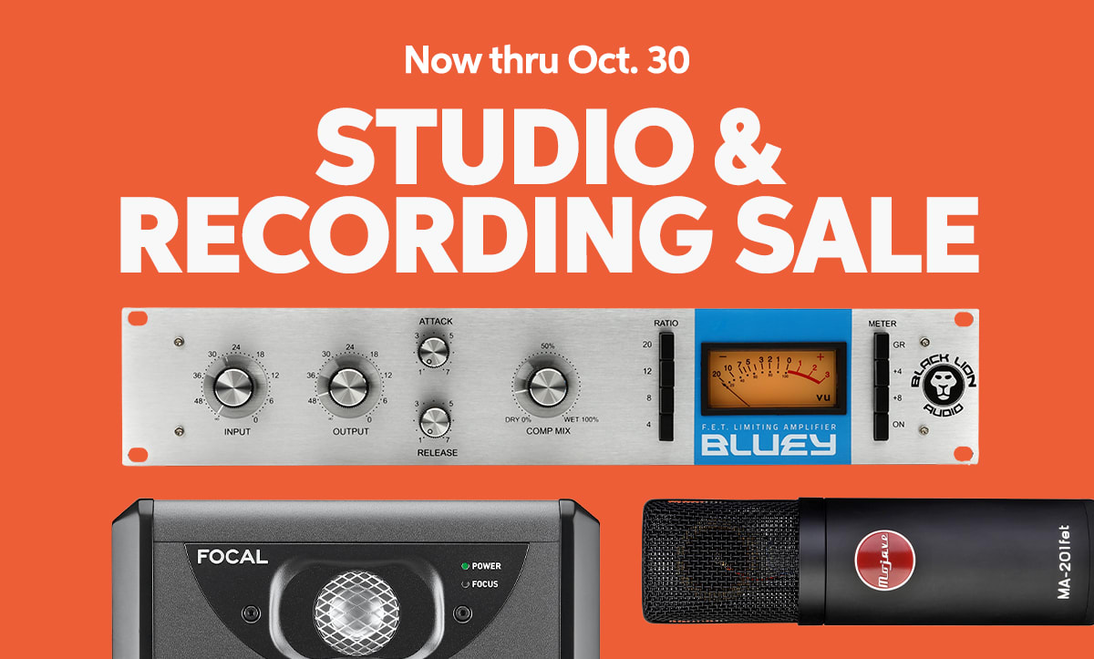 Studio & Recording Sale: Up to 50% off Mics, Interfaces, Monitors, Software, and More