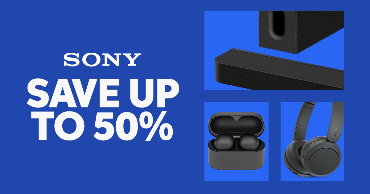 Sony Home Audio Up to 50% Off