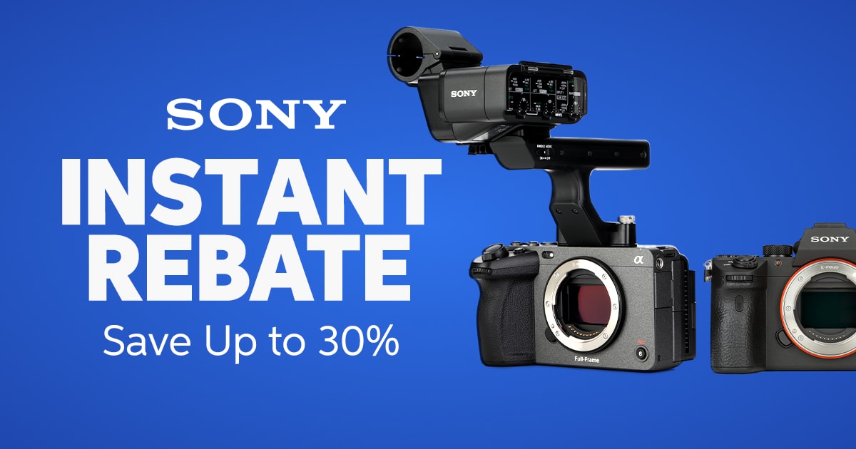 Sony Cameras Up to 30% Off